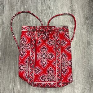 Vera Bradley “Frankly Scarlett” back pack (retired pattern)